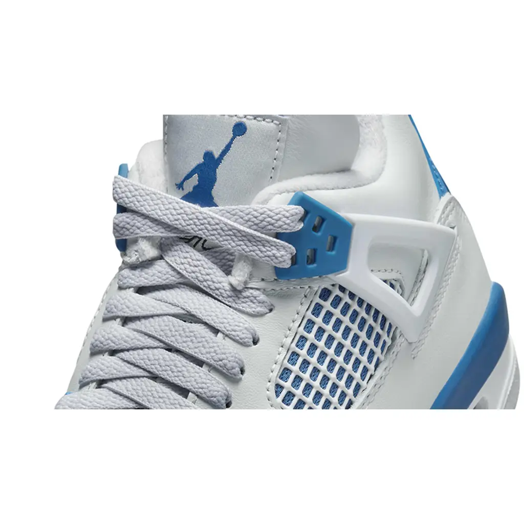 AIR JORDAN 4 RETRO MILITARY BLUE (GS) - Image 4
