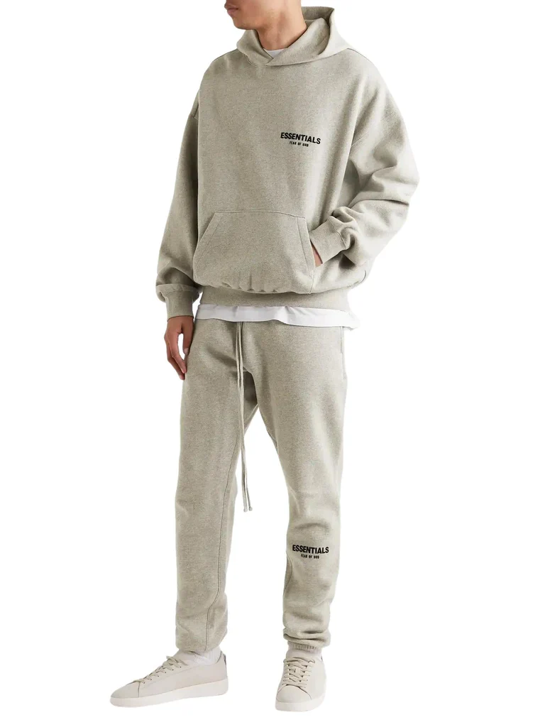 FEAR OF GOD ESSENTIALS DARK OATMEAL HOODIE - Image 3